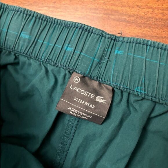 Lacoste green pajama pants - Picture 6 of 7